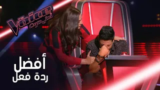 ردة فعل أسماء فاجأت الجميع، وحماقي يبكي على مسرح البرنامج #MBCTheVoiceSpecial