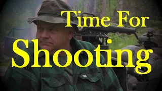 44 Magnum @ The Rustic Log Cabin Deer Hunting Camp