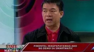 SONA: Pimentel: 'Di pa ako handang ihayag ang aking desisyon