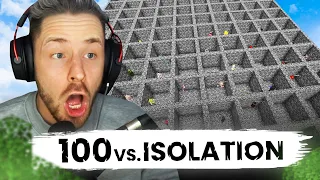 100 MINECRAFT SPIELER verbringen 48 Stunden in ISOLATION!