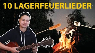 10 SUPER EINFACHE Lagerfeuerlieder (auf der Gitarre)