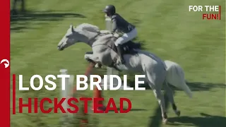 Harriet Biddick loses her bridle at the Al Shira'aa Hickstead Derby -  Speed Derby 2023 🫣