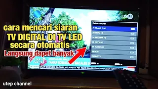 CARA MENCARI SIARAN  DIGITAL DI TV LED TERBARU 2023,cara scan otomatis channel tv digital Sharp