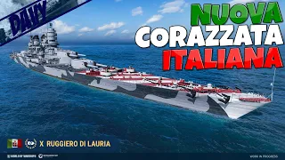 RUGGIERO DI LAURIA,NUOVA CORAZZATA ITALIANA,ANALISI NAVE! ⚓WORLD OF WARSHIPS ITA⚓
