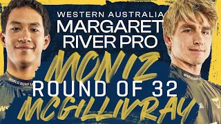 Seth Moniz vs Matthew McGillivray | Western Australia Margaret River Pro - Round of 32 Heat Replay
