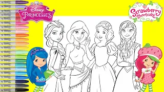 Disney Princess Makeover as Strawberry Shortcake Blueberry Muffin Orange Blossom Lemon Meringue