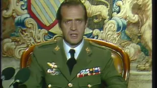 Il discorso di Juan Carlos durante il tentativo di golpe del 23 febbraio 1981