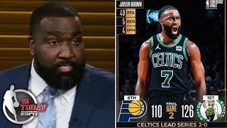 NBA TODAY | "Brown is brings Champs dream get closer with Boston fans" - Perk on Celtics beat Pacers