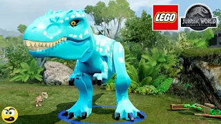 LEGO Jurassic World - Tiranossauro Rex de Gelo (DINOSSAURO DOS INSCRITOS) parte 1