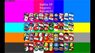 Marble race Battle Of Regions Rematch! (80 countryballs)