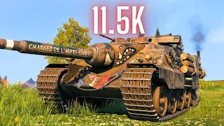 World of Tanks AMX 50 Foch B  11.5K Damage 9 Kills & AMX 50 Foch B  10K Damage 9 Kills