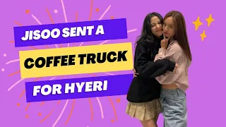 Jisoo BLACKPINK Sent Hyeri A Coffee Truck