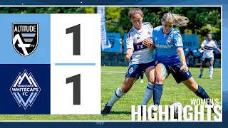 HIGHLIGHTS | Altitude FC 1 - 1 Vancouver Whitecaps FC (Women's)