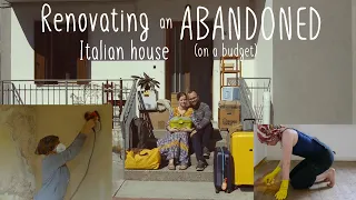 Renovating an abandoned Italian house | Making home in a new country ep 1