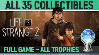 Life is Strange 2 - All 30 Optional Collectible & 5 Drawing Locations 🏆