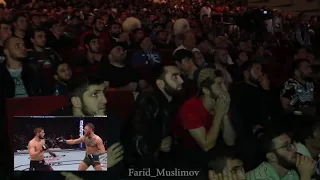 Kashmiries reaction of the fight (khabib vs corner )