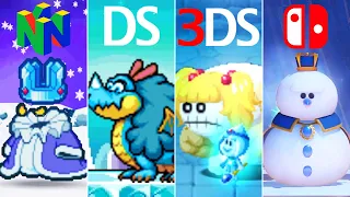 Evolution of Ice Bosses in Mario Games (1996-2021)