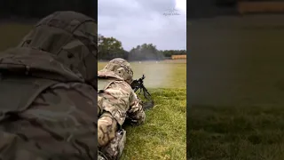 Special Forces Shooting Exercises Using the L7A2 General Purpose Machine Gun (GPMG) Weapon.