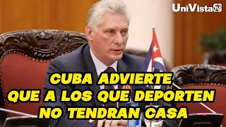 Cuba Advierte que a los que deporten, No Tendran Casa