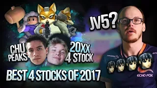 The GREATEST 4 Stocks of 2017 | Melee (ft. Mew2King, Axe, S2J, Syrox & More)