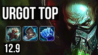 URGOT vs MORDEKAISER (TOP) | 4.0M mastery, 6 solo kills, 1000+ games | KR Diamond | 12.9