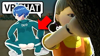 How a pro gamer of Squid game plays the game 【VRChat funny Highlights】 #67