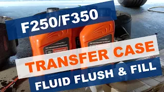 Ford F250/F350 Super Duty transfer case fluid change 🛠️