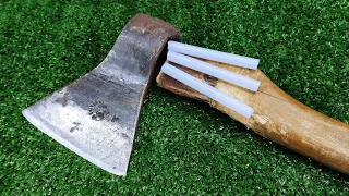 CARPENTERS DON'T WANT YOU TO KNOW THAT! The secret method of securing the axe