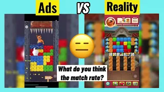 Toon Blast #AdsVsReality 2021/11  |  Mobile Game Ads VS Reality