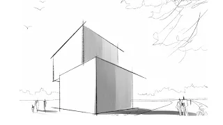 ✍️Procreate for complete beginners: How to draw an architecture sketch in Procreate (tutorial)