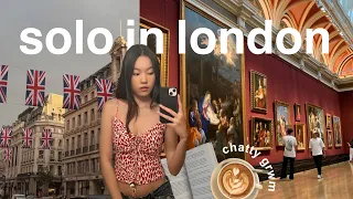 solo date in london 🌹 v-day chatty grwm, art museums, cafes