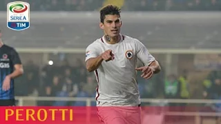 Il gol di Perotti - Atalanta - Roma - 2-1 - Giornata 13 - Serie A TIM 2016/17