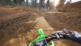 Me totally riding real dirtbikes