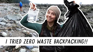 My ZERO WASTE Backpacking Adventure! | Miranda in the Wild