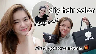 DIY HAIR COLOR + WHAT I GOT FOR CHRISTMAS ⎜TIN AGUILAR