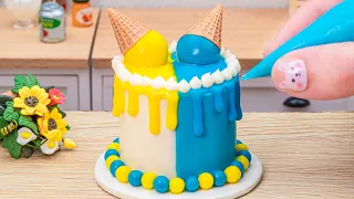 Tasty Miniature Ice Cream Cone Cake Decorating🍧 Perfect Miniature Dessert Cake Ideas by Hieu Cakes