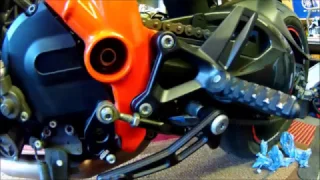 Moto GP Shifting KTM 1290 Superduke R, reverse gears, reversed gearing.