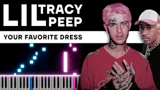 Lil Peep & Lil Tracy — Your Favorite Dress | Piano Tutorial | Sheets