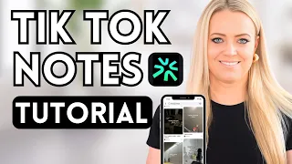 TikTok Notes Full Tutorial 📱 TikTok's New App (beginner friendly)