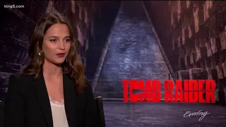 How Alicia Vikander got ripped for her role in Tomb Raider - KING 5 Evening