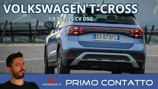 Volkswagen T-CROSS 2024 | Le NOVITÀ del restyling e il test della TSI 115 Cv DSG