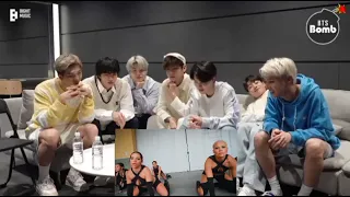 BTS reacting to Luíza sonza Feat. Mariah Angeliq - Anaconda [coreografia]