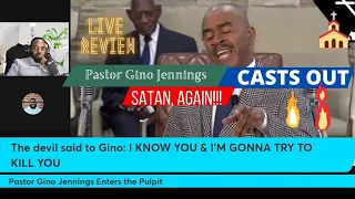 Pastor Gino Jennings - Another Demon Possession  TODAY | The devil Called Gino By Name | LIVE Review