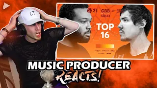 Music Producer Reacts to King Inertia vs Helium | GRAND BEATBOX BATTLE 2021