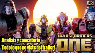 TRANSFORMERS ONE (2024) Official Trailer - Todo lo que te perdiste!