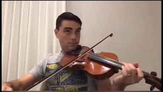 Ben Shapiro playing the Star-Spangled Banner on the violin