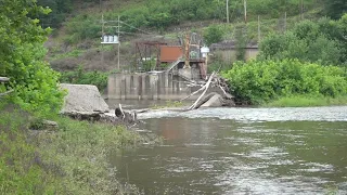 Demolition on deteriorating dam in Susquehanna County