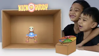 Funny Game Kick the Buddy in Real Life || Cardboard DIY