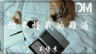 你不懂我的難過 - 王優秀『我撐著忍著痛著等著，盼著幻想你給的結果 是想要的花火』【動態歌詞】