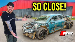 REBUILDING MY RALLIED AUDI R8... ITS FINISHED